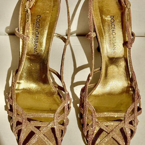 Dolce & Gabbana Shoes - Dolce & Gabbana | Sparkle Strappy Sandal
